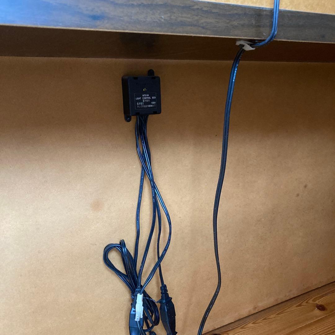 収納付きブラウンベッド　フランスベッドフレーム　クイーンサイズ