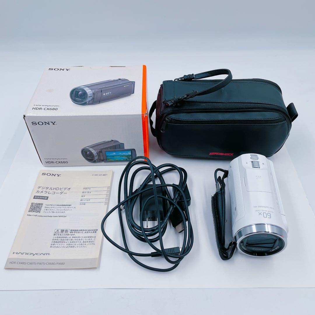 9BM11 SONY HD ビデオ カメラ HDR-CX680 通電のみ確認済
