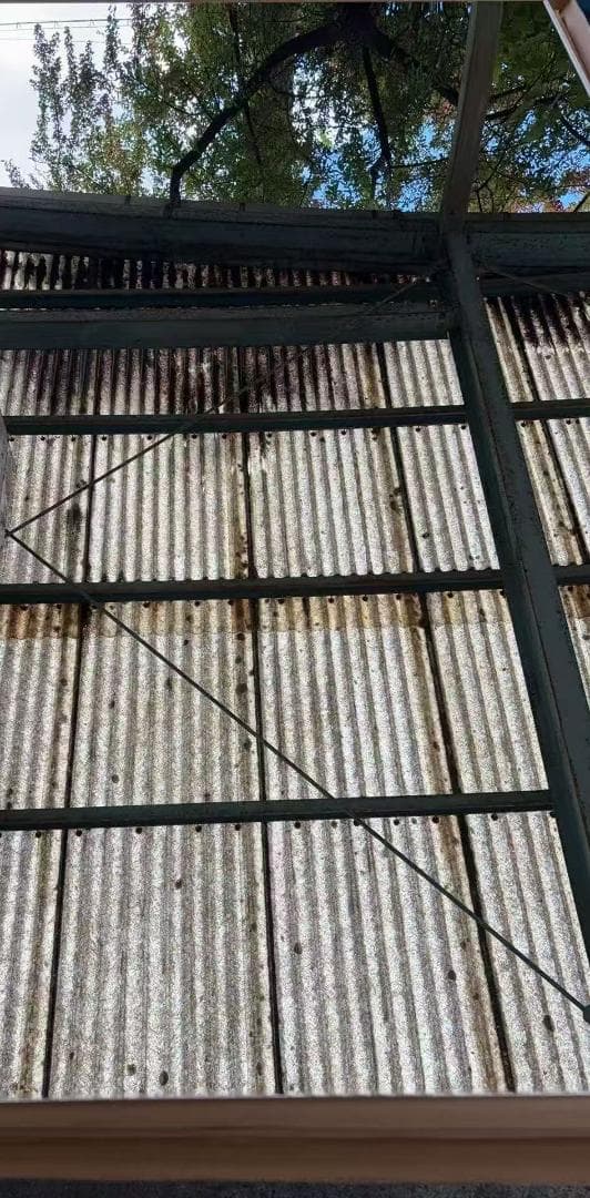 【中古】ダンスミラー 割れない鏡 幅100x160cm 姿見 白色 7番