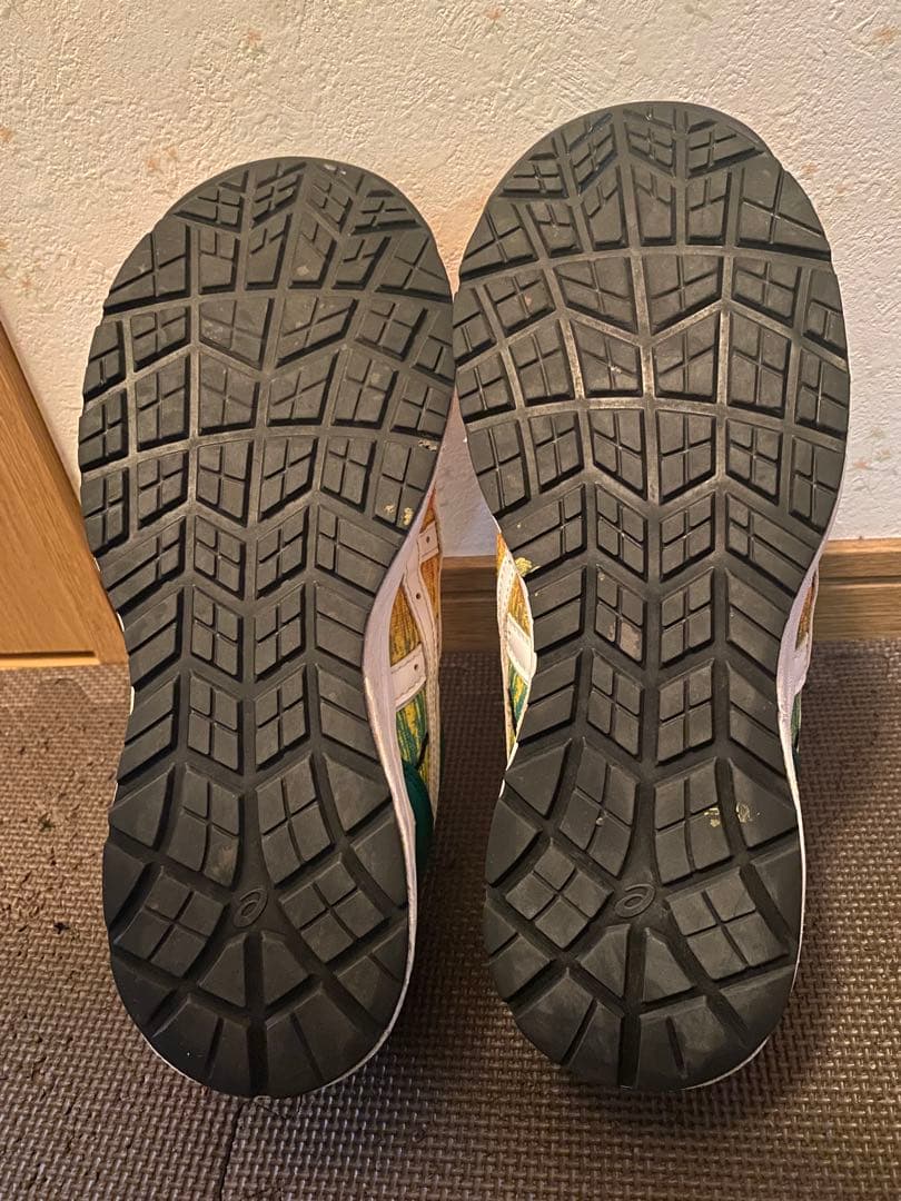 G*K様 ASICS BOA安全靴 オレンジ/イエロー/グリーン限定色　27.5