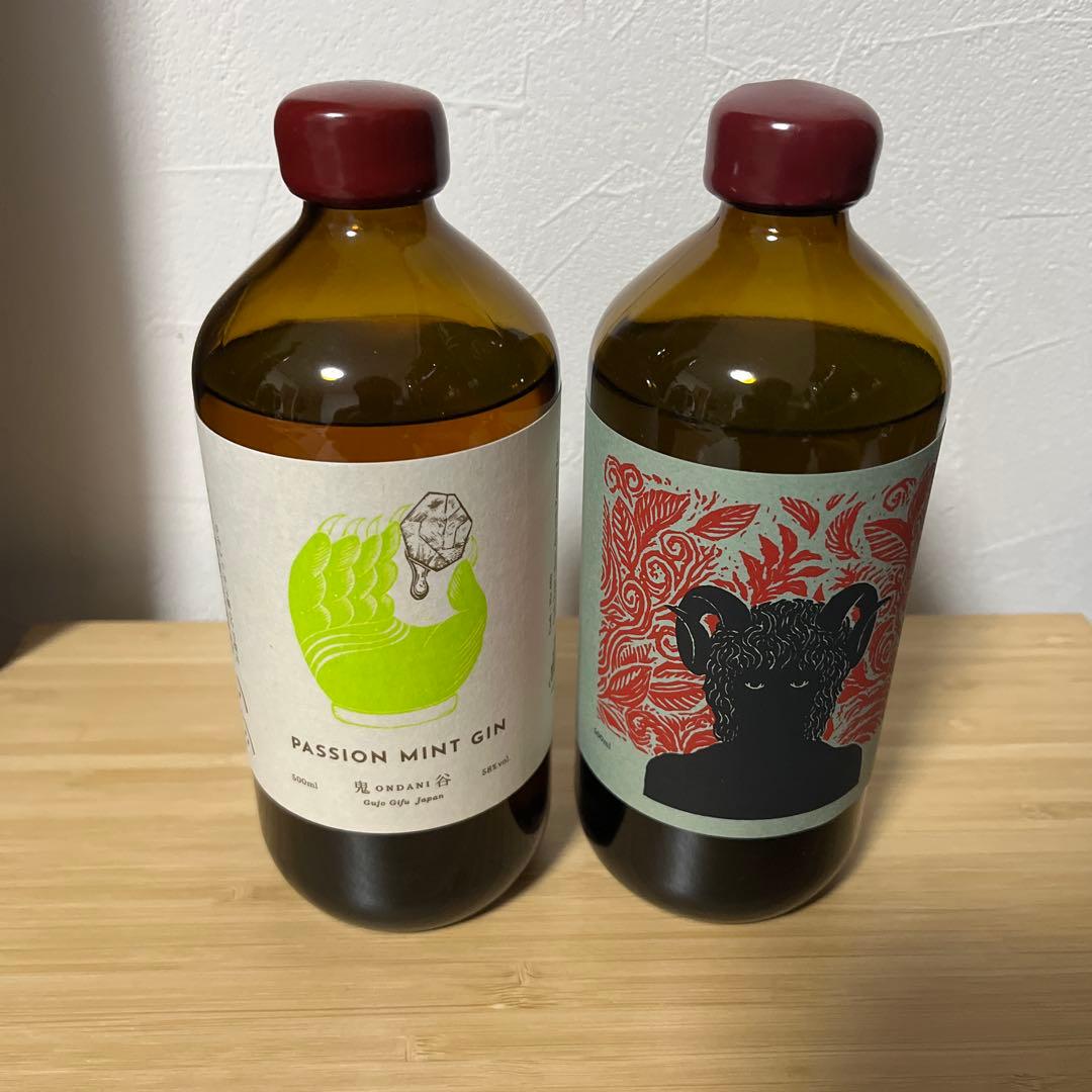 L*9様 辰巳蒸留所　PASSION MINT GIN 、地獄谷アブサン2本セッ