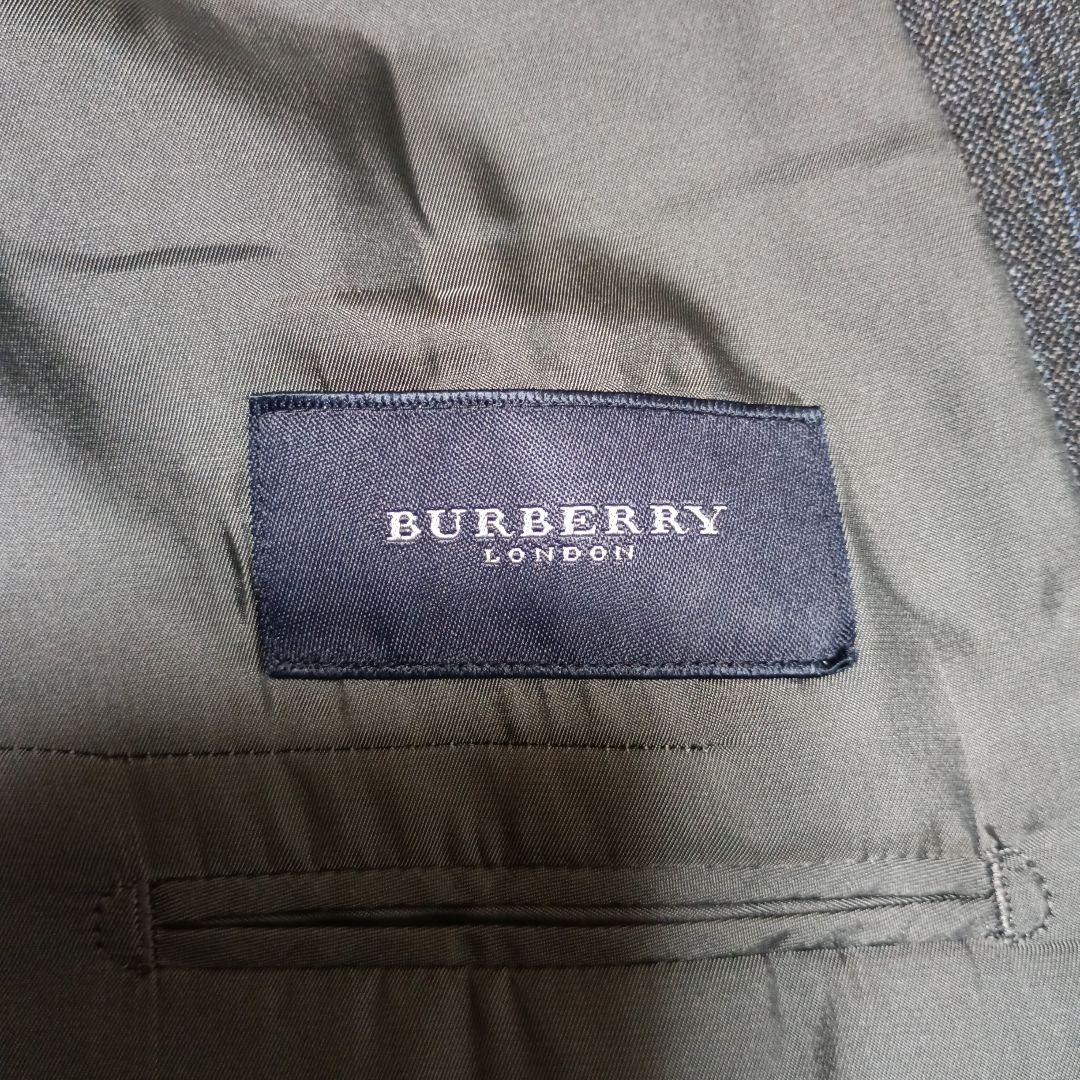 【美品】バーバリースーツ　BB7　高級シェットランドウール
