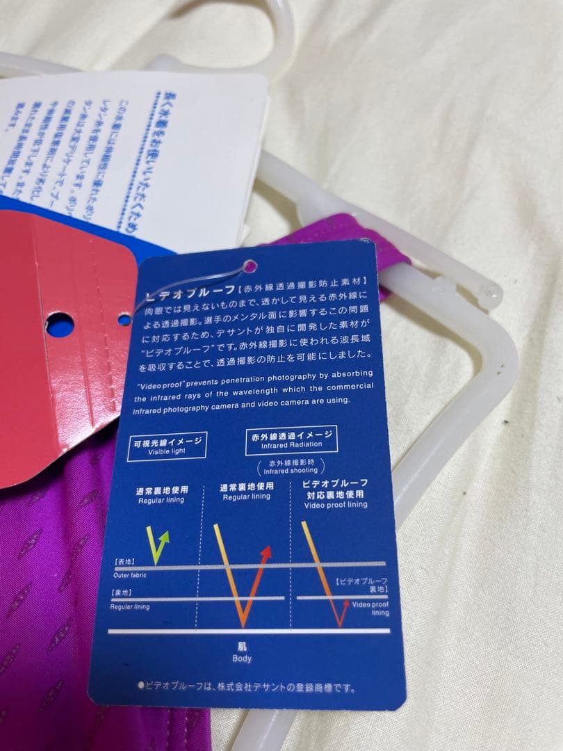 い*す様 アリーナ　競泳用パープルハイカット水着