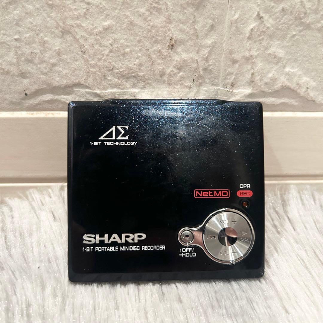【美品】 SHARP ポータブルMDレコーダー IM-DR80