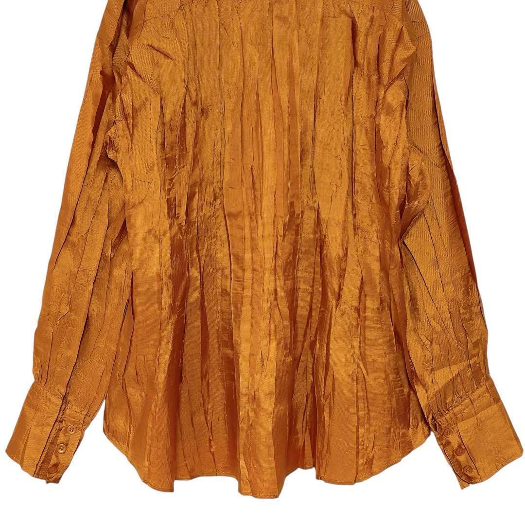 極美品 プリーツプリーズ イッセイミヤケ 長袖シャツ ブラウス L ヴィンテージ