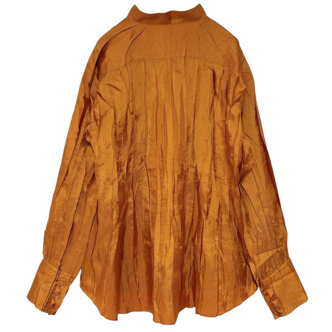 極美品 プリーツプリーズ イッセイミヤケ 長袖シャツ ブラウス L ヴィンテージ