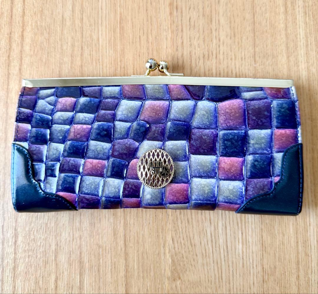 アナスイ ANNA SUI がま口長財布　ステンドグラス風