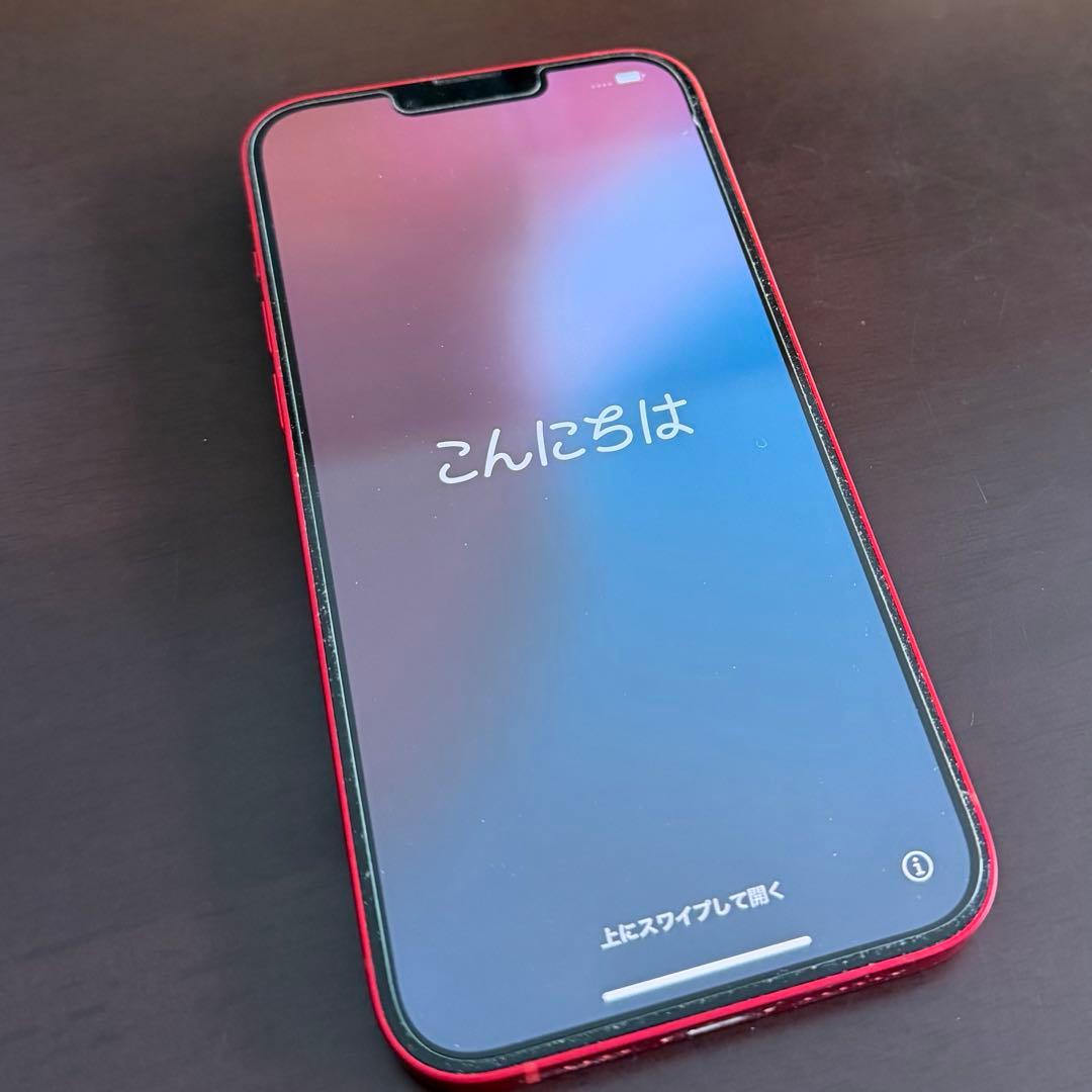 Apple iphone14 plus 256 赤 simフリー 美品