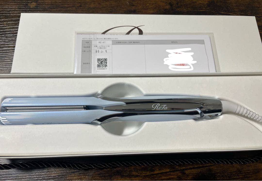 【新品未使用】ReFa ストレートアイロン プロ ホワイト 正規品【保証書付き】