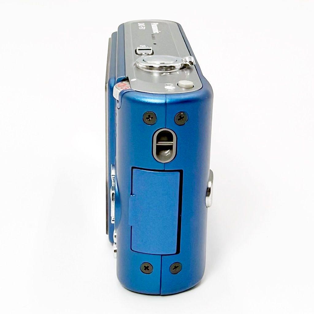 パナソニック LUMIX DMC-FS1 ブルー コンデジ カメラ 中古