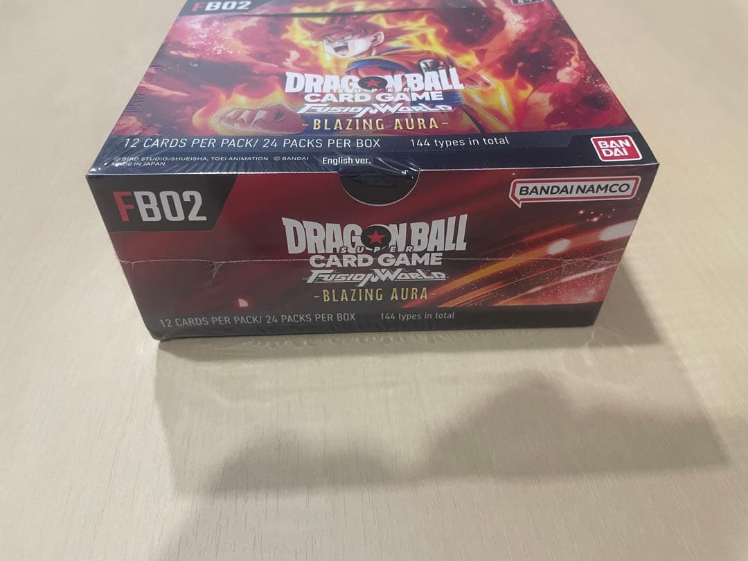 ドラゴンボールカード ブースターパック 烈火の闘気 英語版 未開封ボックス