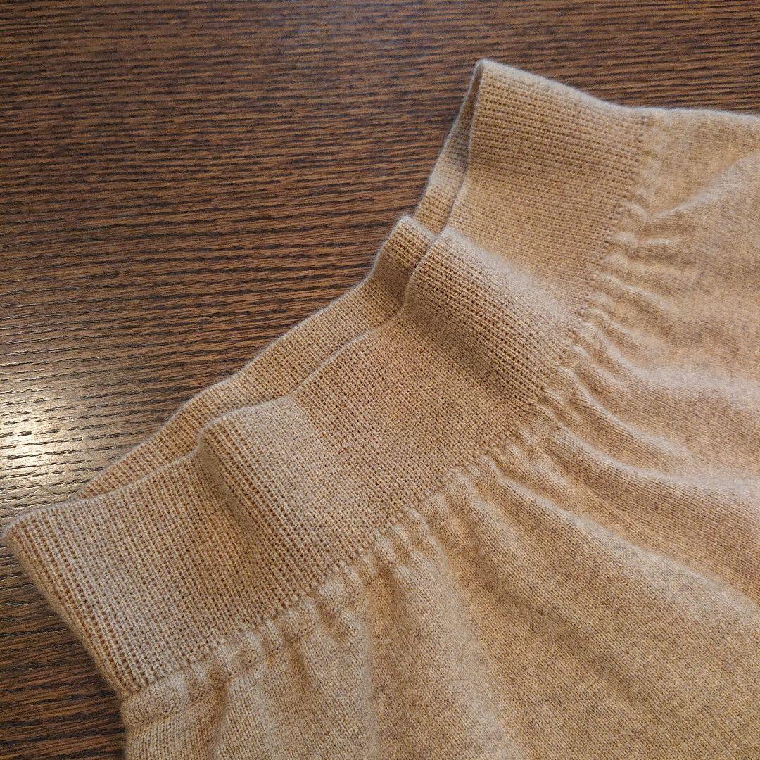 FOXEY カシミヤ100% ベージュパンツ サイズ40