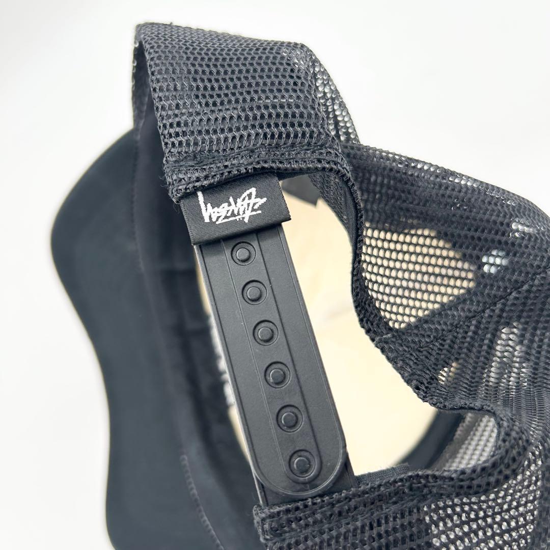 美品 stussy big4 メッシュキャップ 4都市 ブラック ホワイト