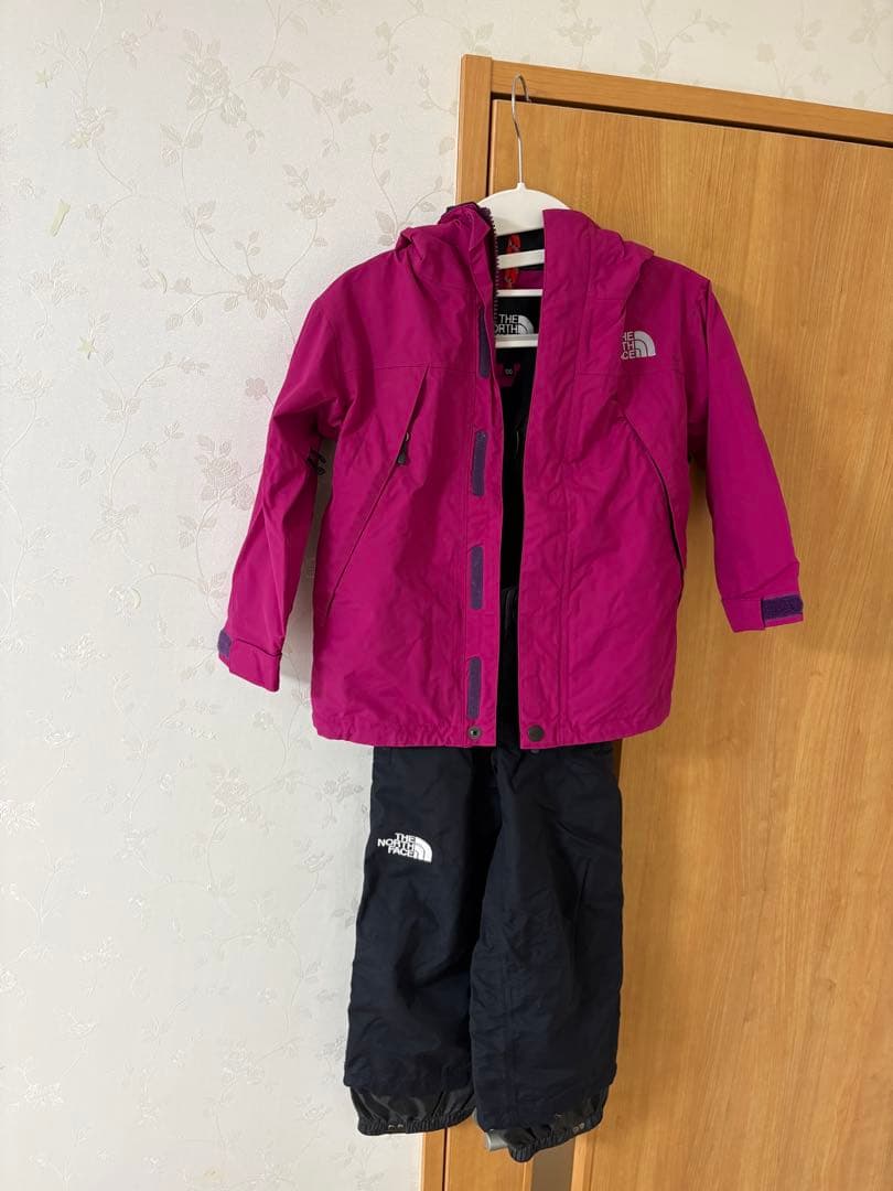 The North Face 子ども用スキーウェア 上下セット100