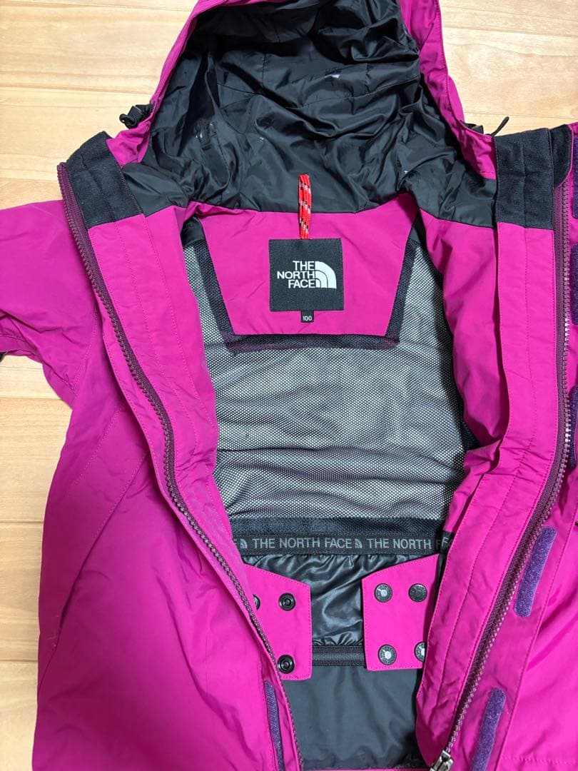 The North Face 子ども用スキーウェア 上下セット100