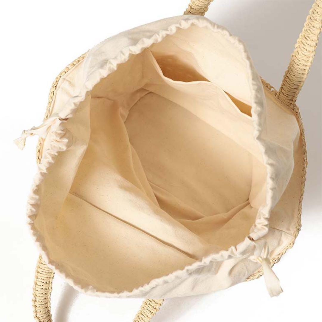 DEAN & DELUCA BEAMS クロッシェバスケットバッグ Sサイズ