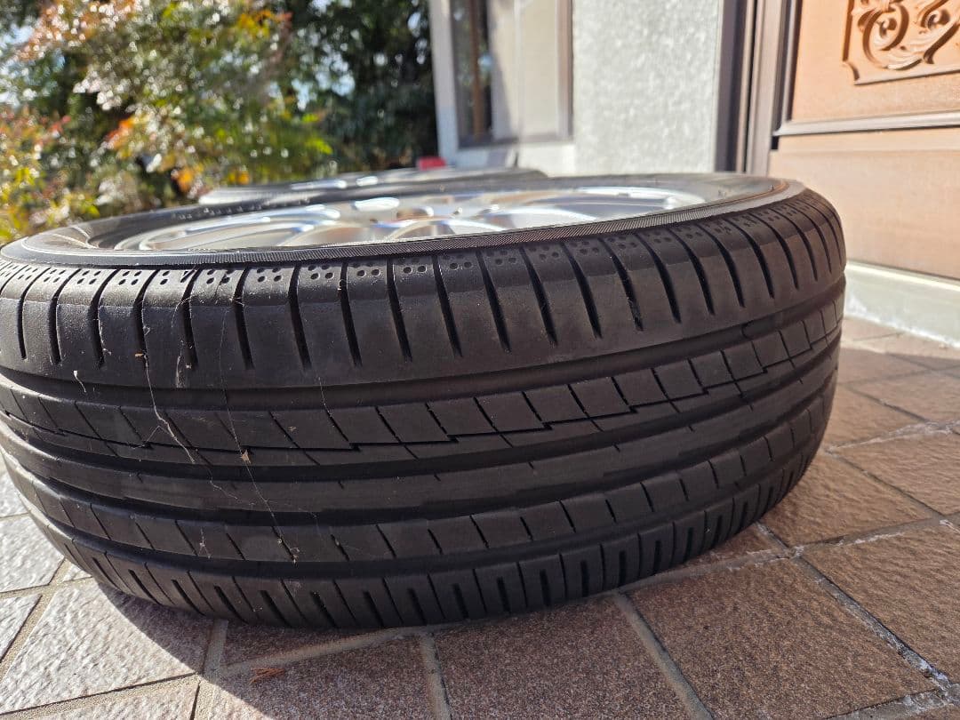 16インチ シルバー多スポークホイールセットBBS