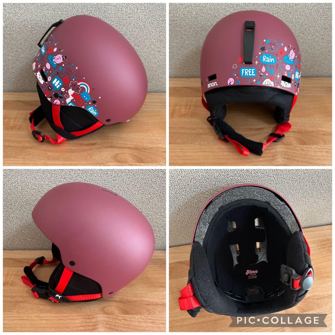 アノン キッズ用ヘルメット&ゴーグル　アジアンフィット