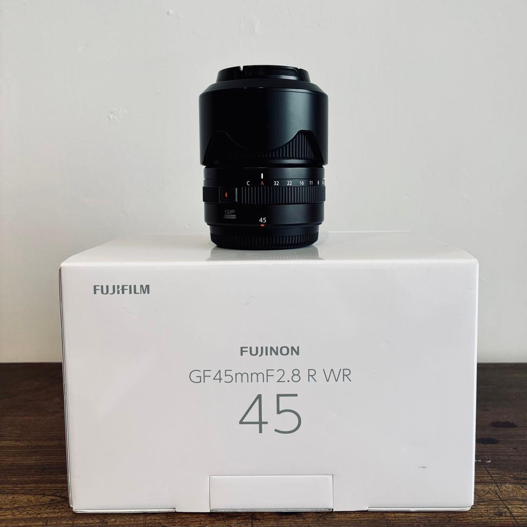【美品】FUJIFILM GF45mm F2.8 R WR 保護フィルター付