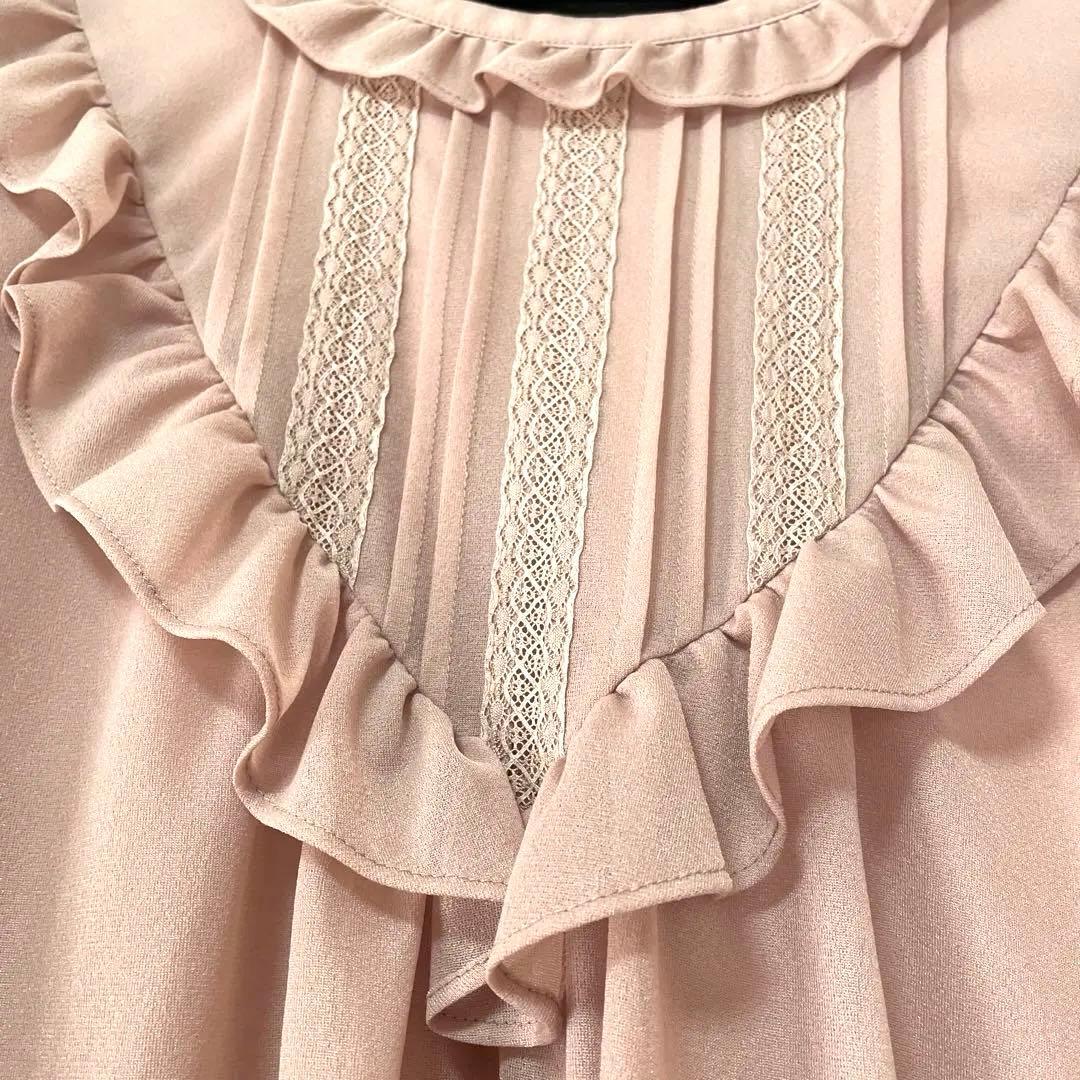 美品　ローズティアラ　エアリーオーガンジー　チュニック　ブラウス