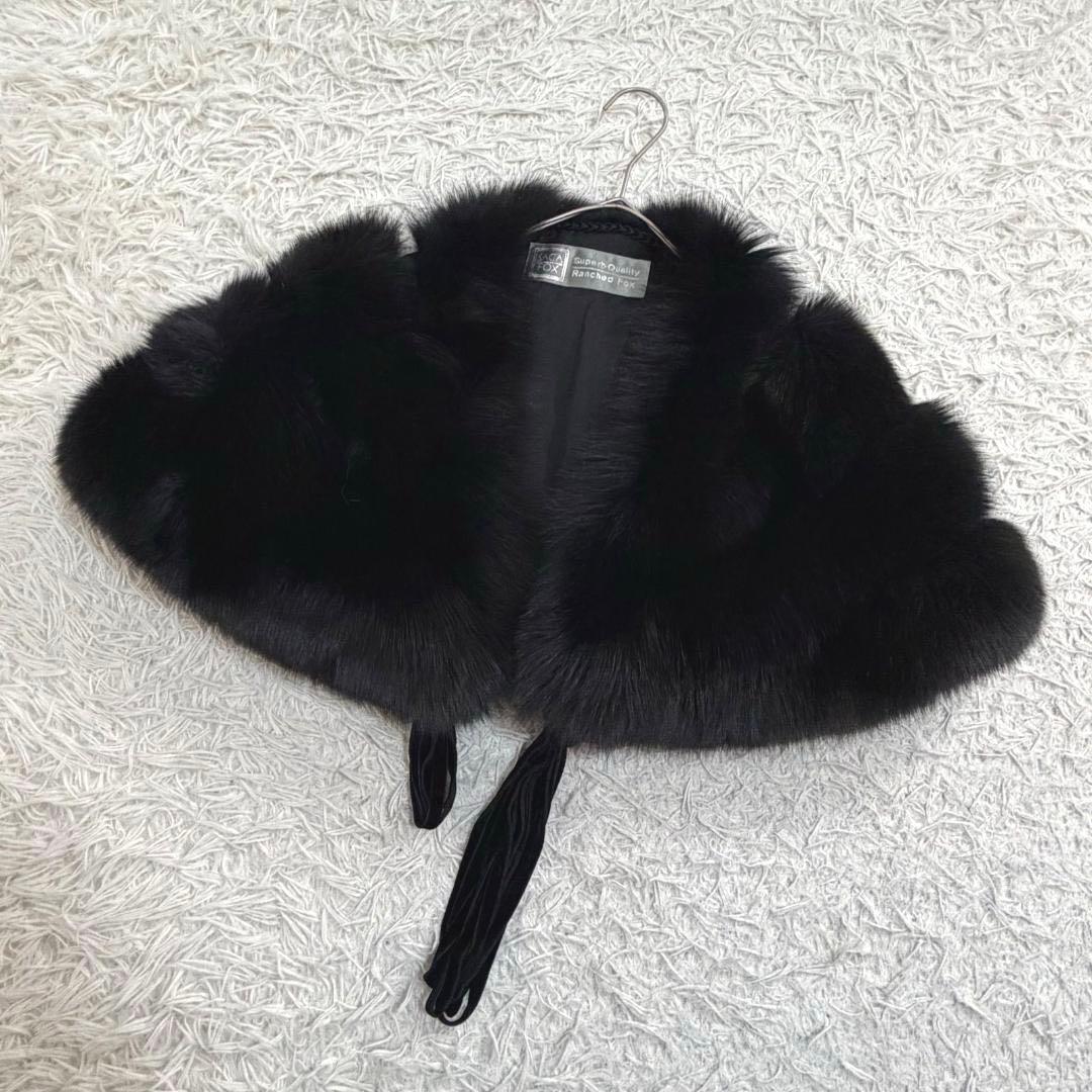 16788✨SAGA FOX サガフォックス ポンチョ ケープ ブラック