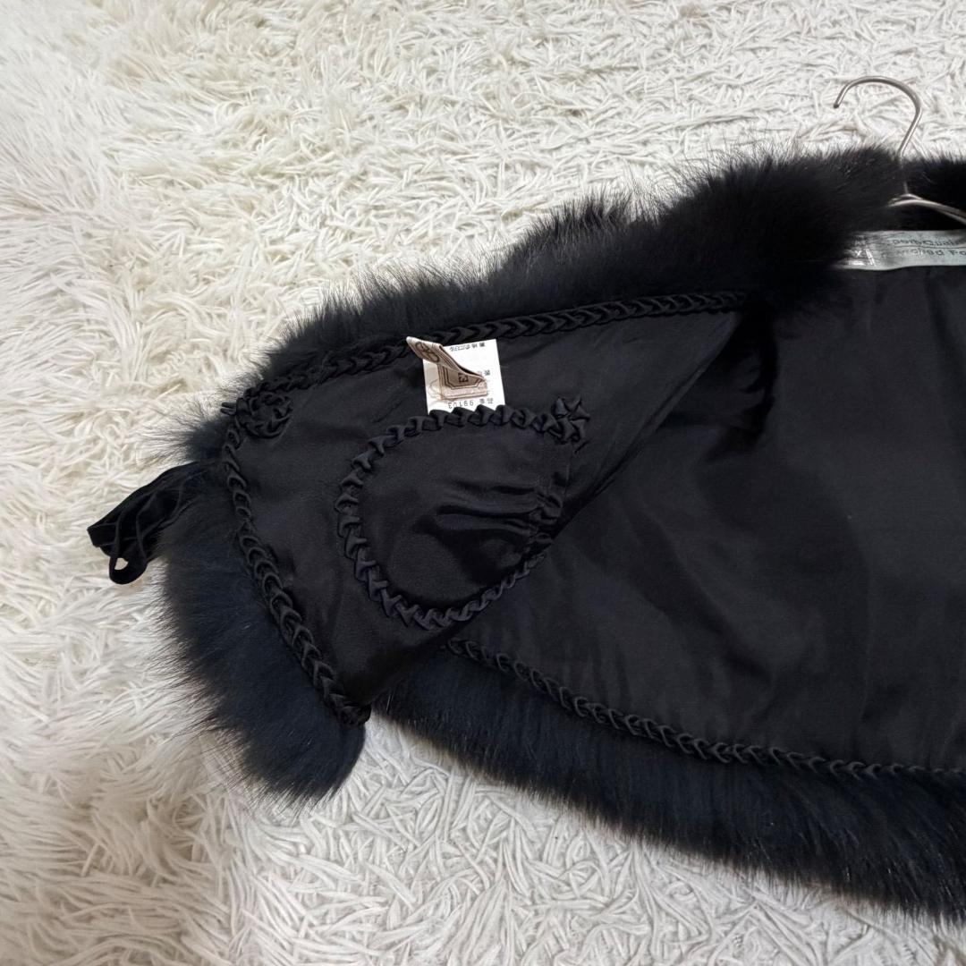 16788✨SAGA FOX サガフォックス ポンチョ ケープ ブラック