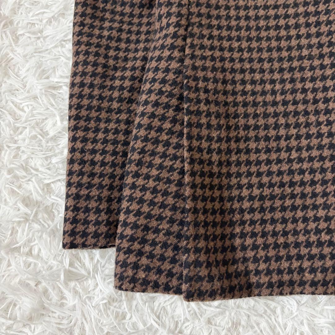 美品 リングジャケット ニューバルーン生地 アンコン　ハウンドトゥース 段返り