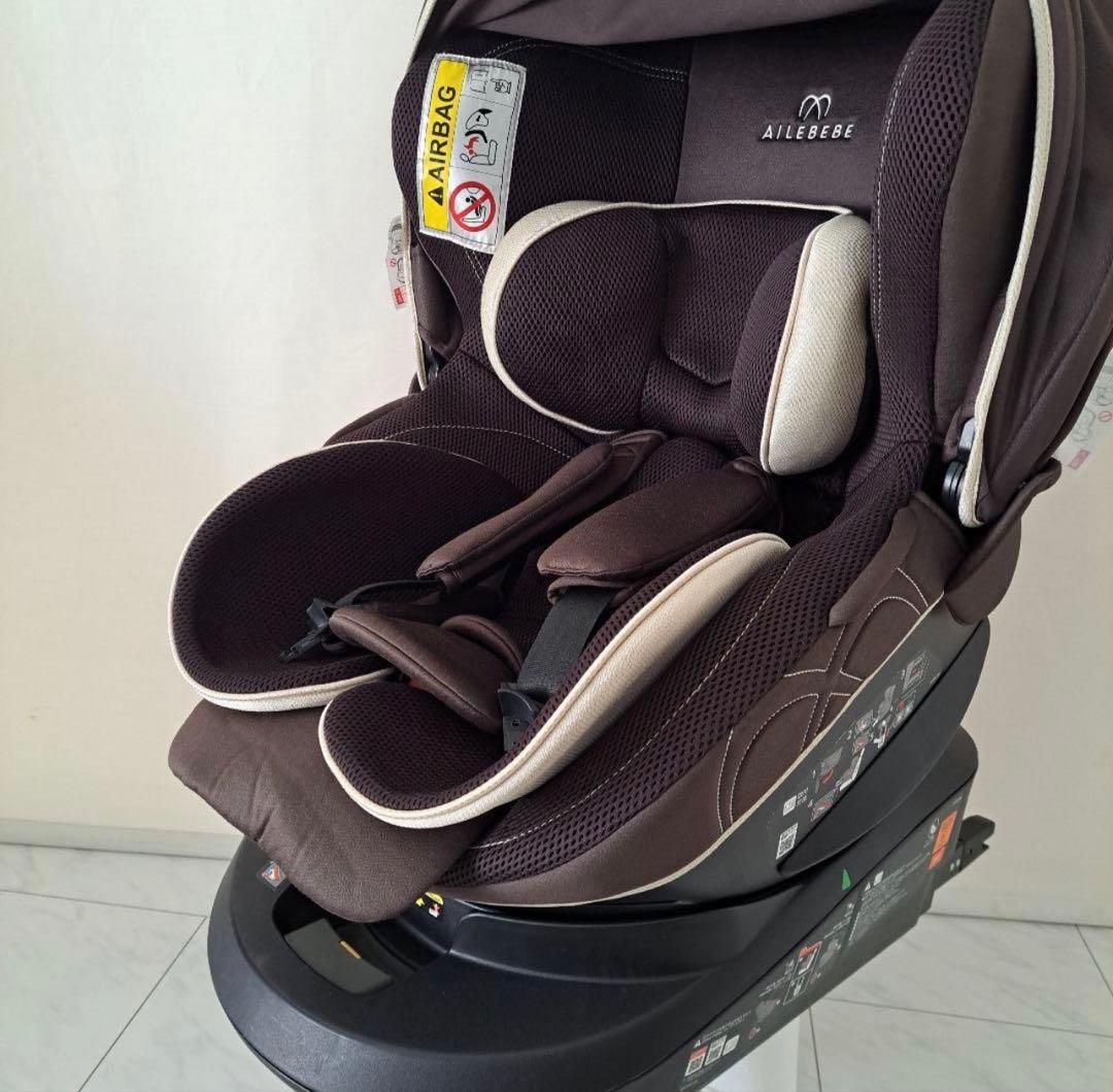 エールベベ クルット4i グランス チャイルドシート回転式 ISOFIXブラウン