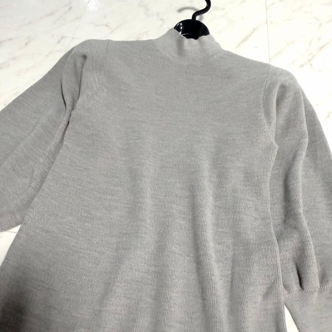 【未使用級✨️】アナイ メリノウール アンサンブル ニット ワンピース グレー M