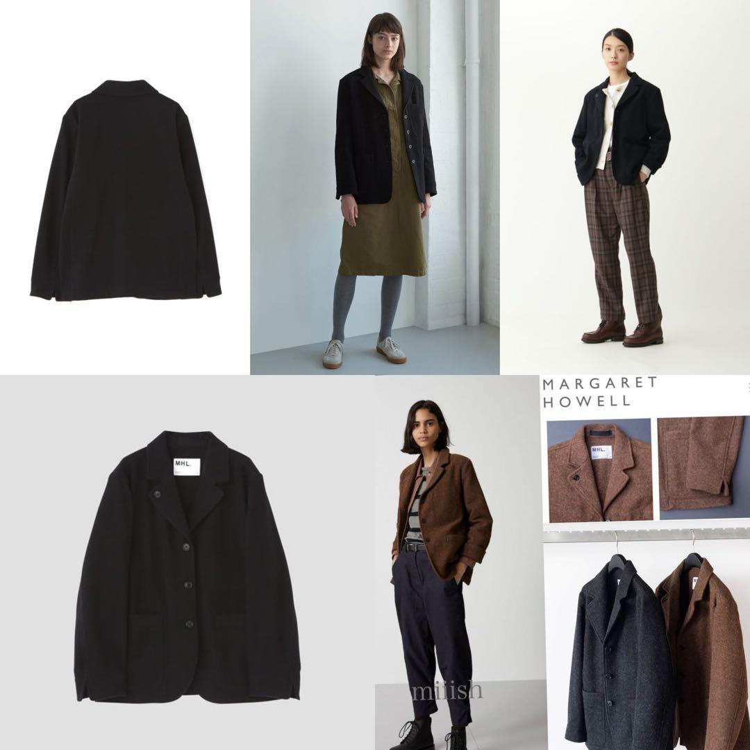 新品 マーガレットハウエル フェルテッドシェットランドウールジャケット5.3万