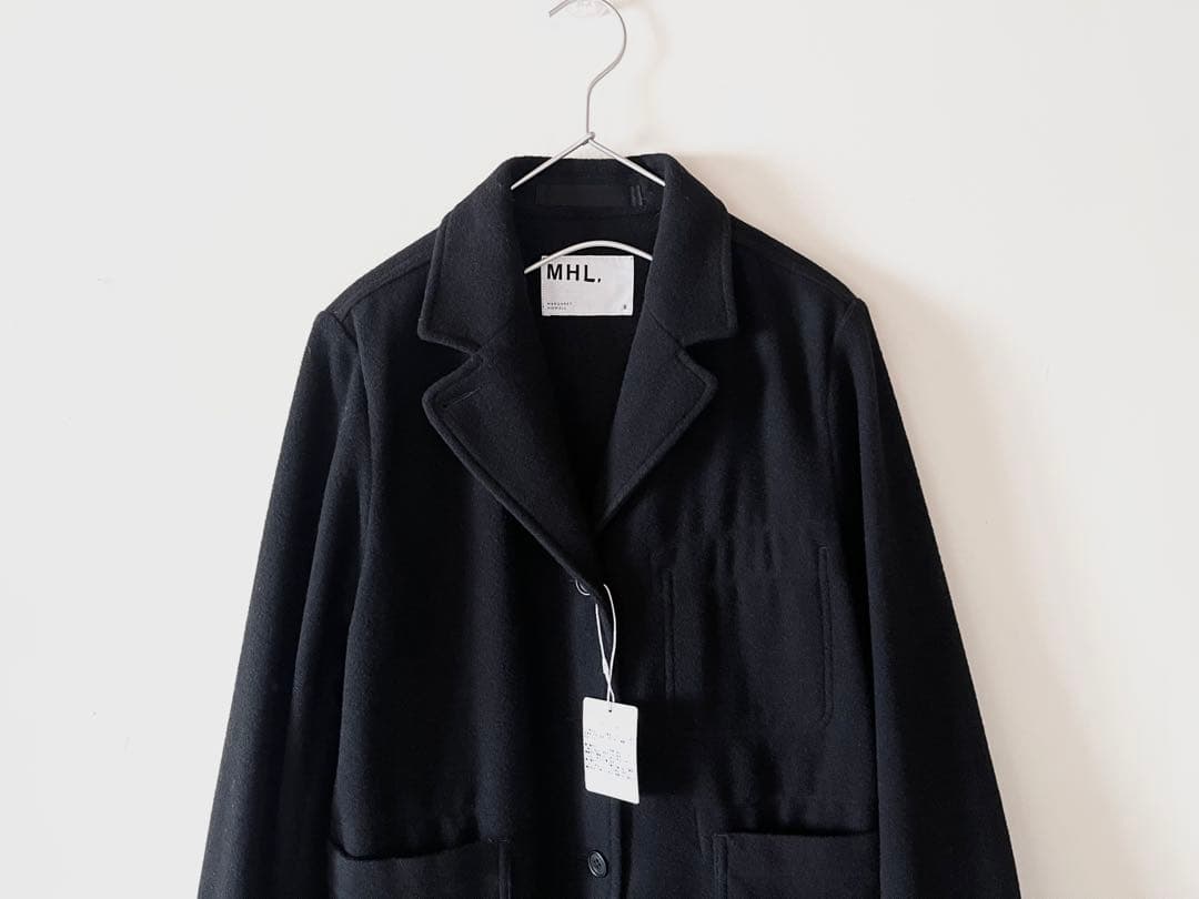 新品 マーガレットハウエル フェルテッドシェットランドウールジャケット5.3万