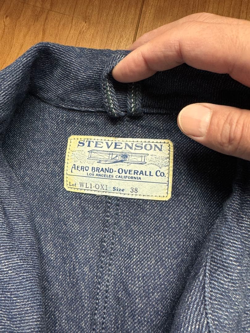 STEVENSON カバーオール ネイビー サイズ38