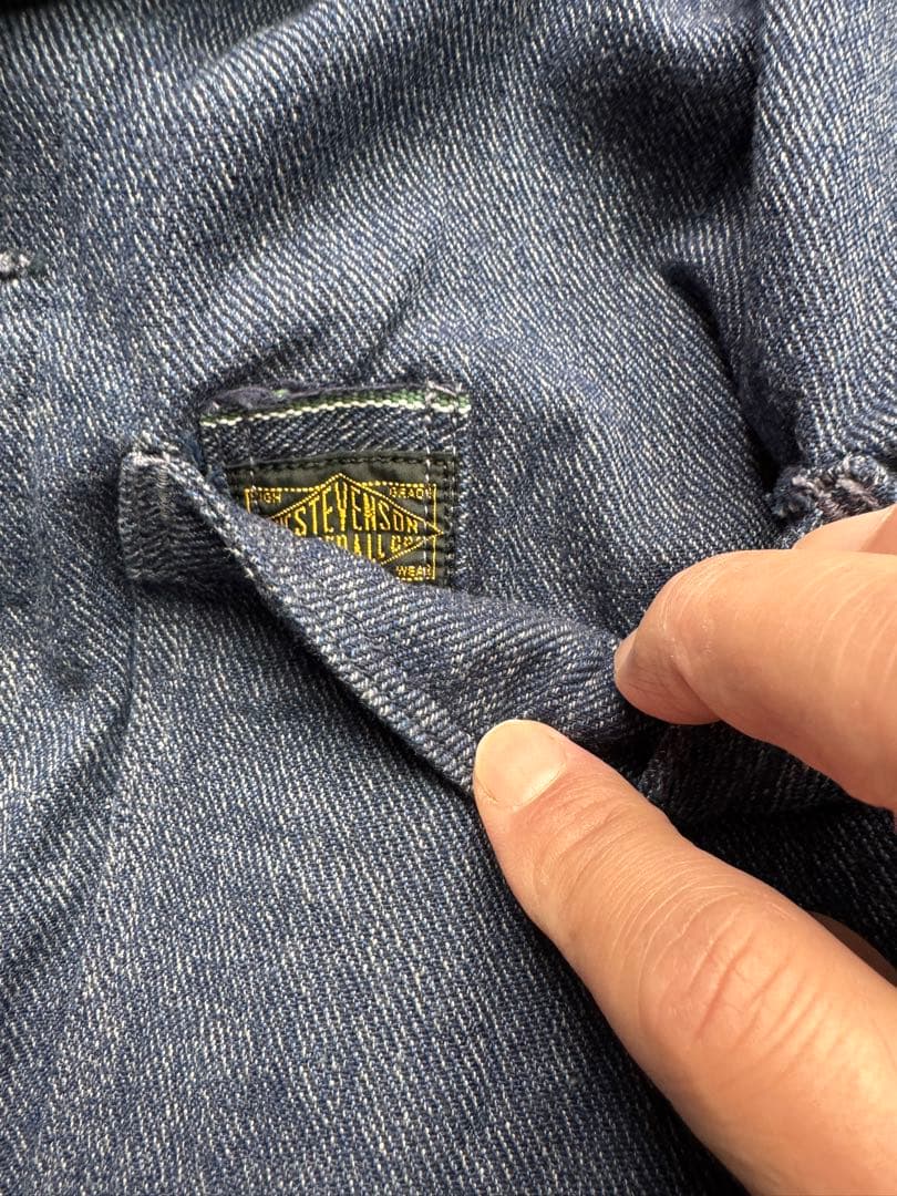 STEVENSON カバーオール ネイビー サイズ38