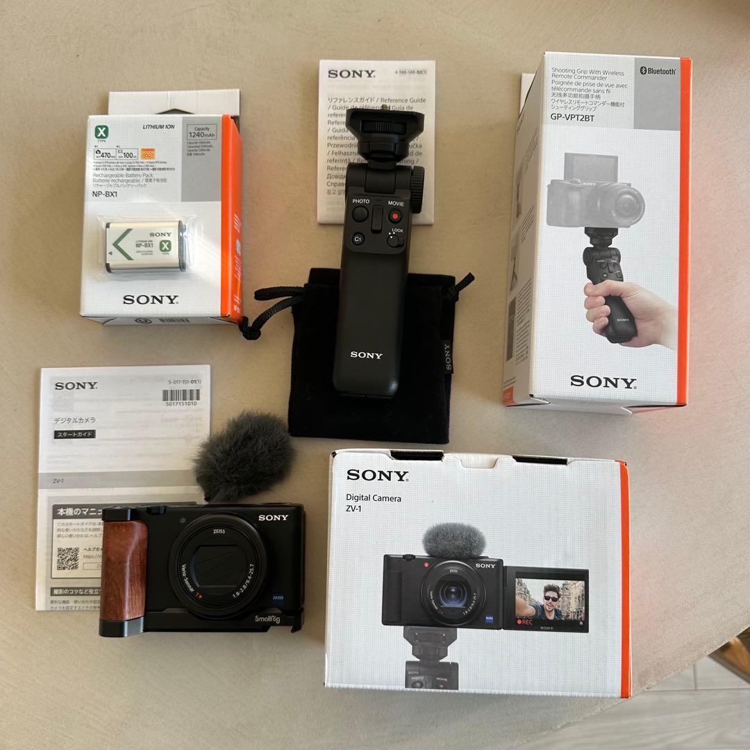 SONY VLOGCAM ZV-1G シューティンググリップキット