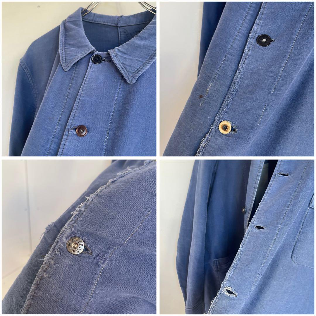 〜50s フレンチ モールスキンジャケット カバーオール ヨーロッパ ユーロ