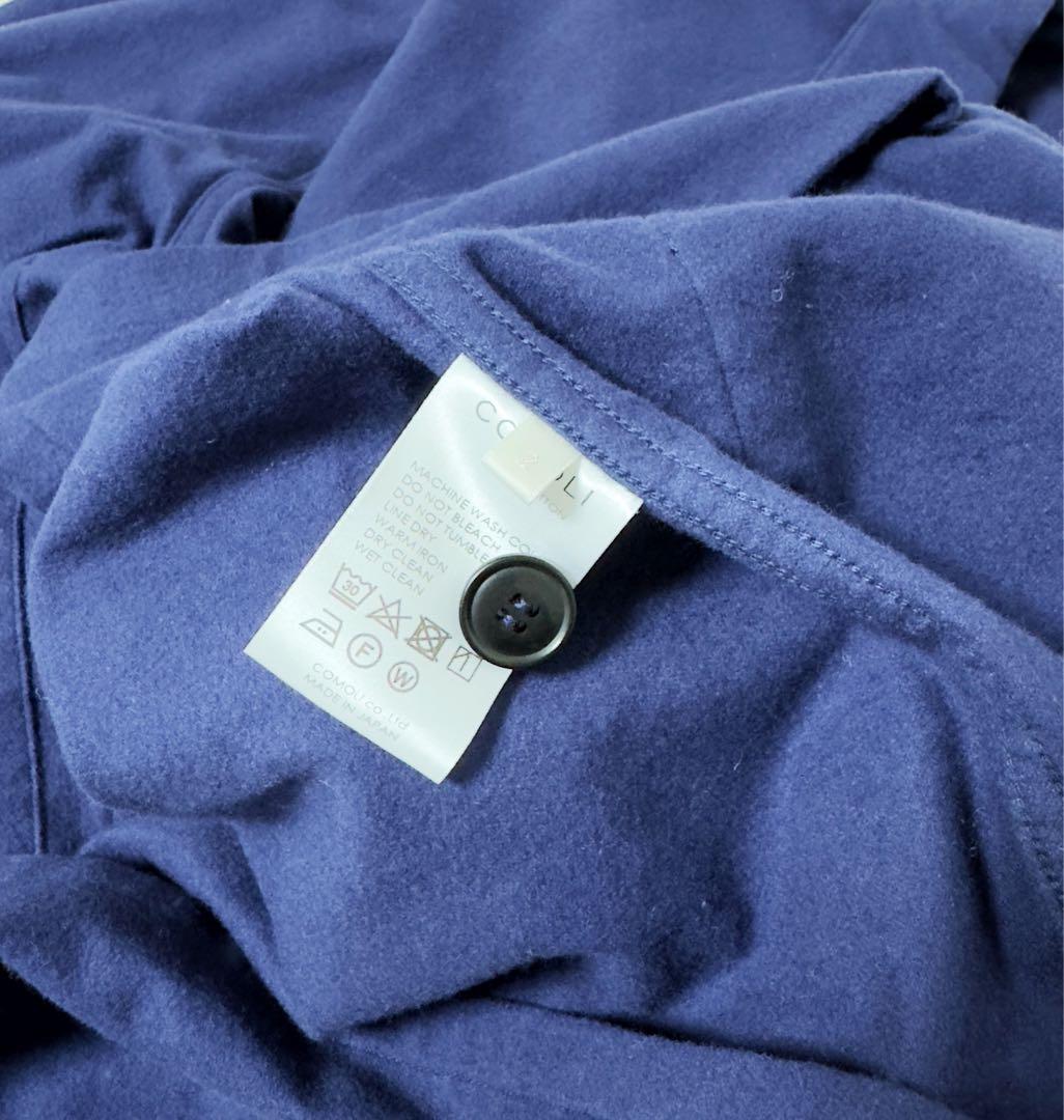 M*x様 COMOLI コットンネルワークジャケット ロイヤルブルー 2