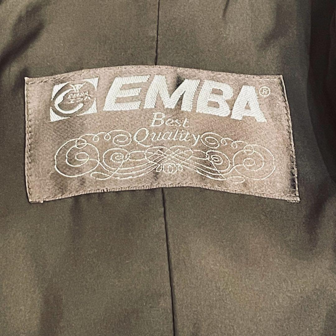 毛並み◎ EMBA ダークミンク オーバーサイズ セミロングコート 13号