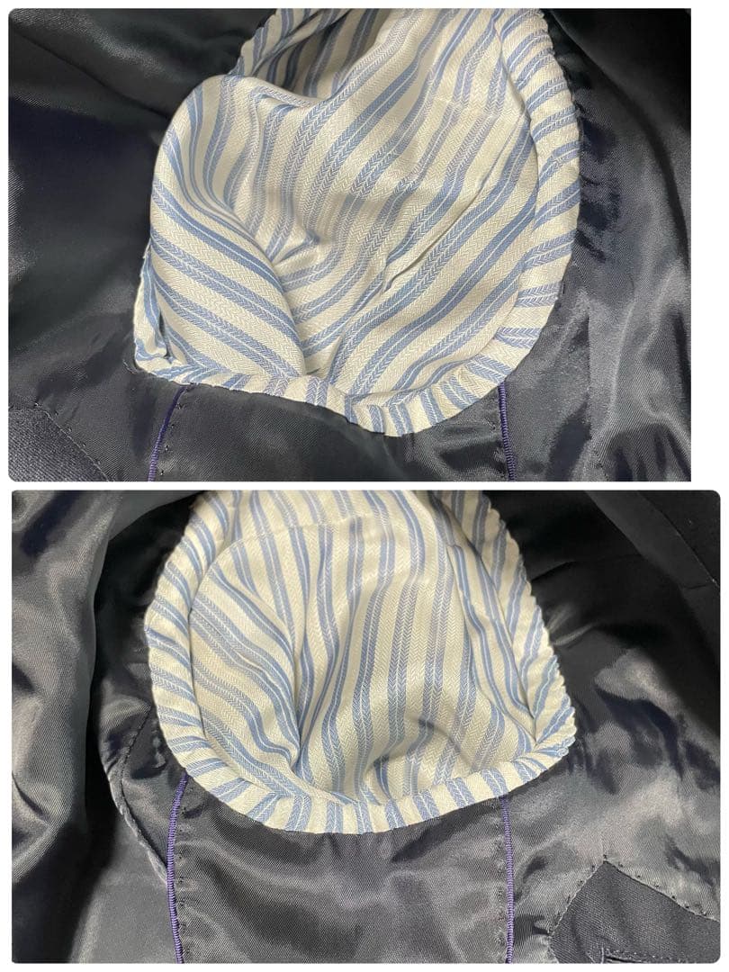 HILTON ヒルトン スーツ 上下セット A6 ネイビー✨極美品 高級ウール