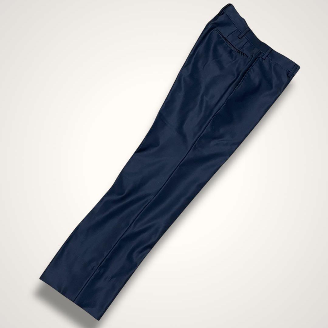 HILTON ヒルトン スーツ 上下セット A6 ネイビー✨極美品 高級ウール