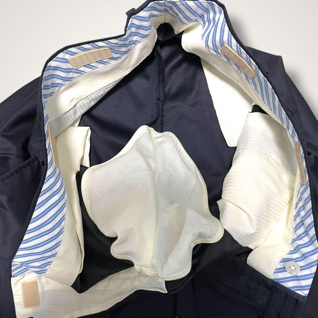 HILTON ヒルトン スーツ 上下セット A6 ネイビー✨極美品 高級ウール