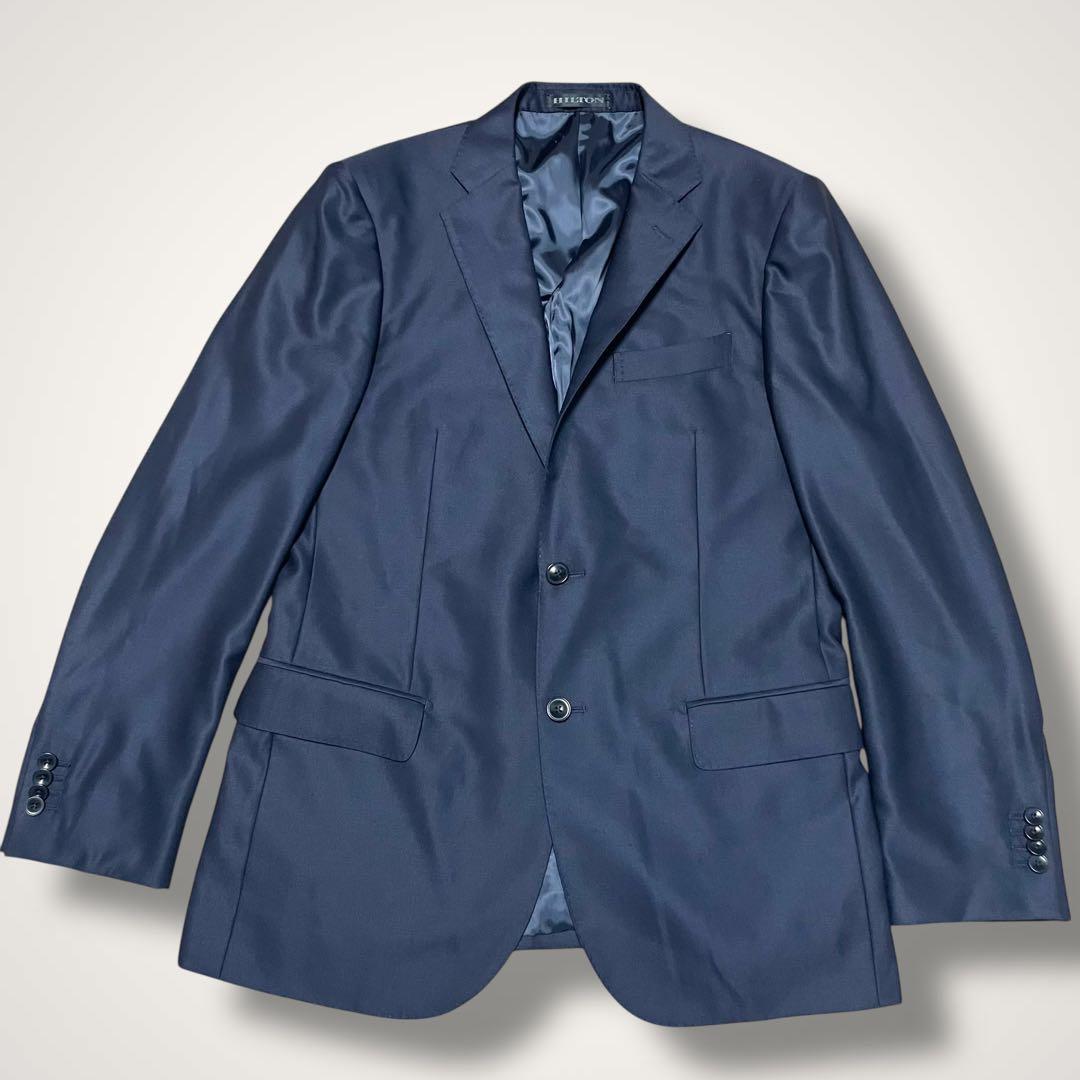 HILTON ヒルトン スーツ 上下セット A6 ネイビー✨極美品 高級ウール