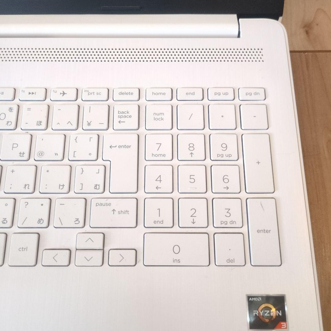 hp ノートパソコン 15-db0000 ホワイト ACアダプター付