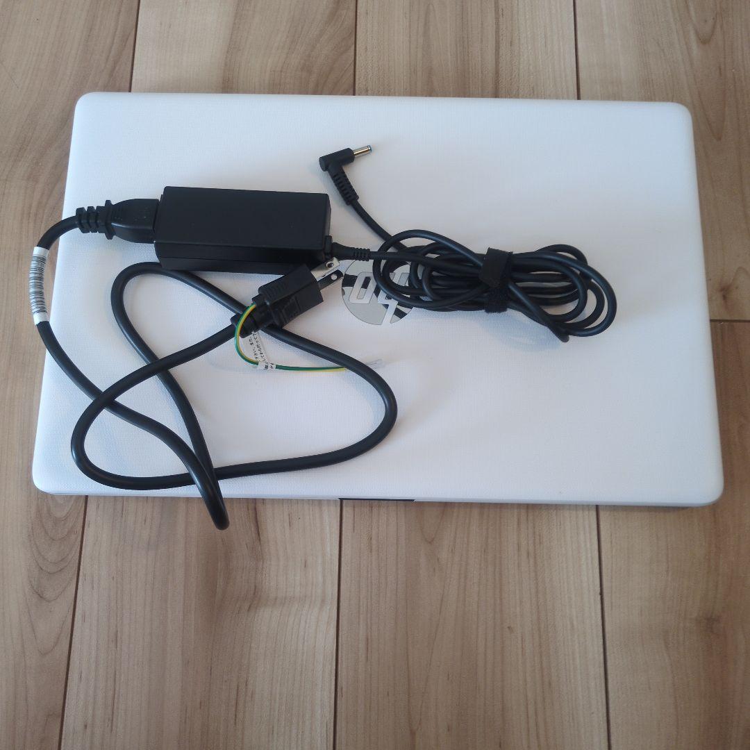 hp ノートパソコン 15-db0000 ホワイト ACアダプター付