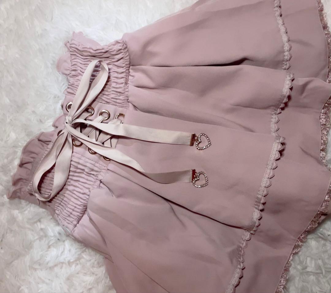 ♡LIZLISA♡ リズリサ スカート スカパン ピンク