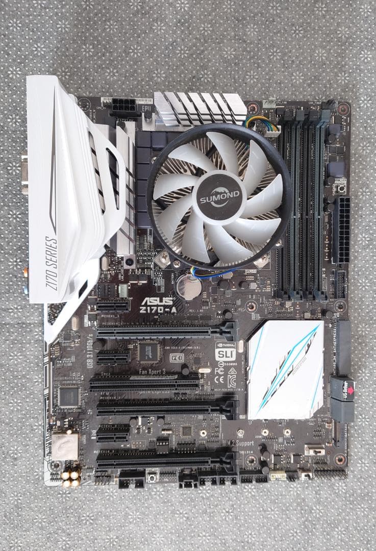 ASUS Z170-A & Intel i5-6600K & クーラー セット