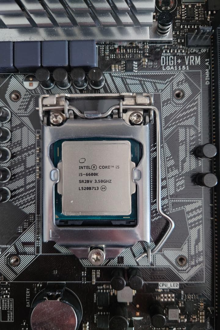 ASUS Z170-A & Intel i5-6600K & クーラー セット