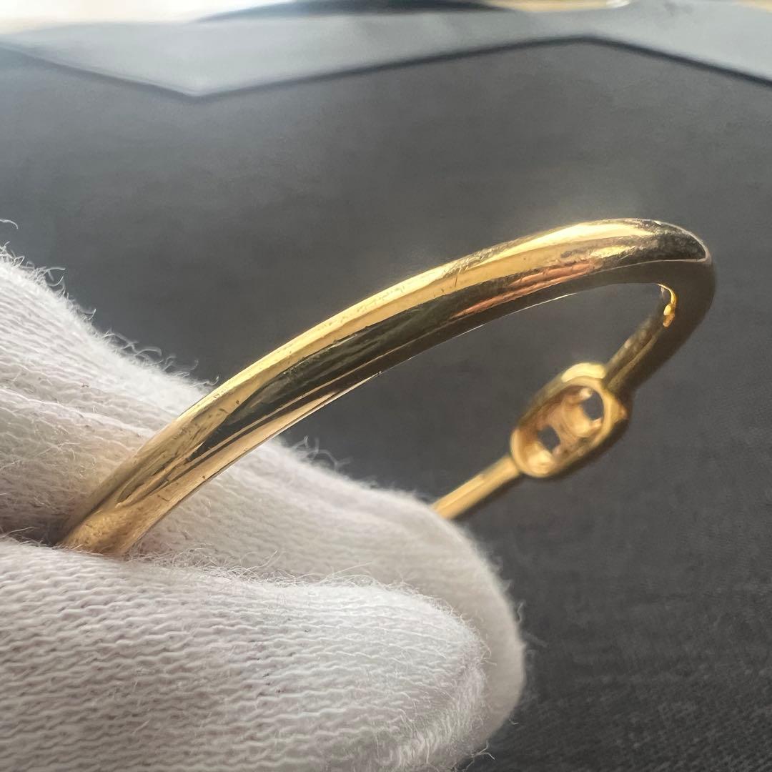 美品✨セリーヌ バングル マイヨン トリオンフ シンカフ ゴールド ブレスレット