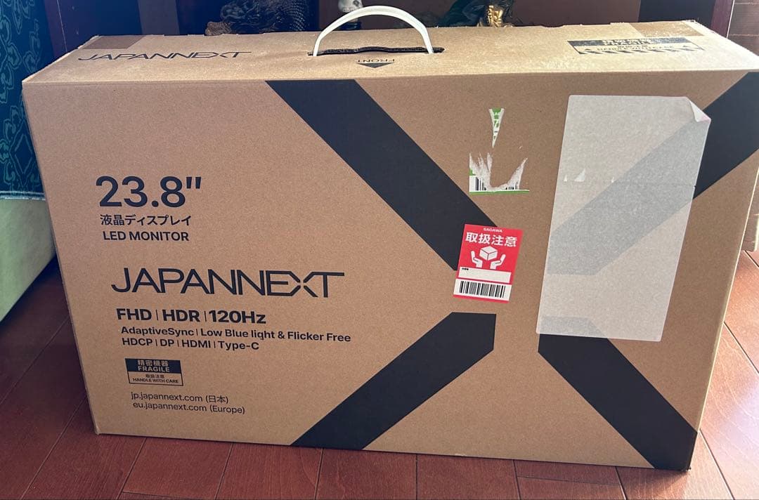 新品JAPANNEXTゲーミングモニター23.8インチFHD120Hz