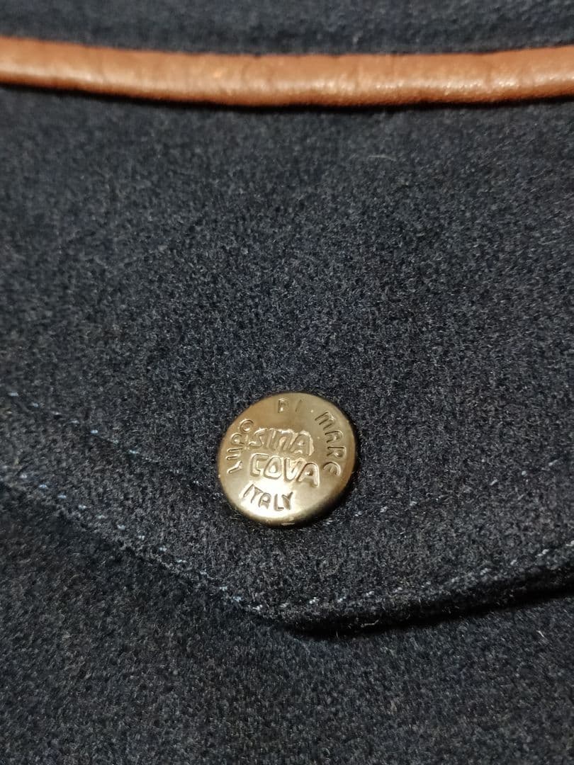 SINACOVA シナコバ ス タジャン 袖レザー ワッペンジャンパー 日本製