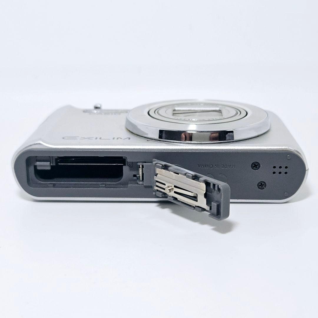 新品バッテリー 準美品 動作品 EXILIM EX-ZS180 シルバー カメラ